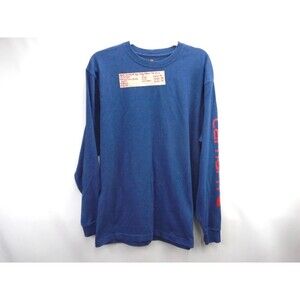 Carhartt K231 Mens Size M Mid-weight Long Sleeve Oversized Blue Workwear